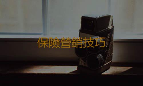 保險營銷技巧
